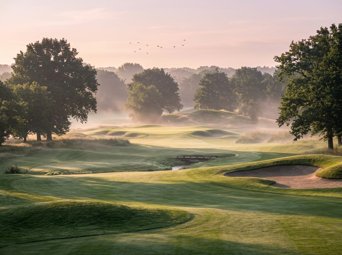 Idyllic Golf Landscape