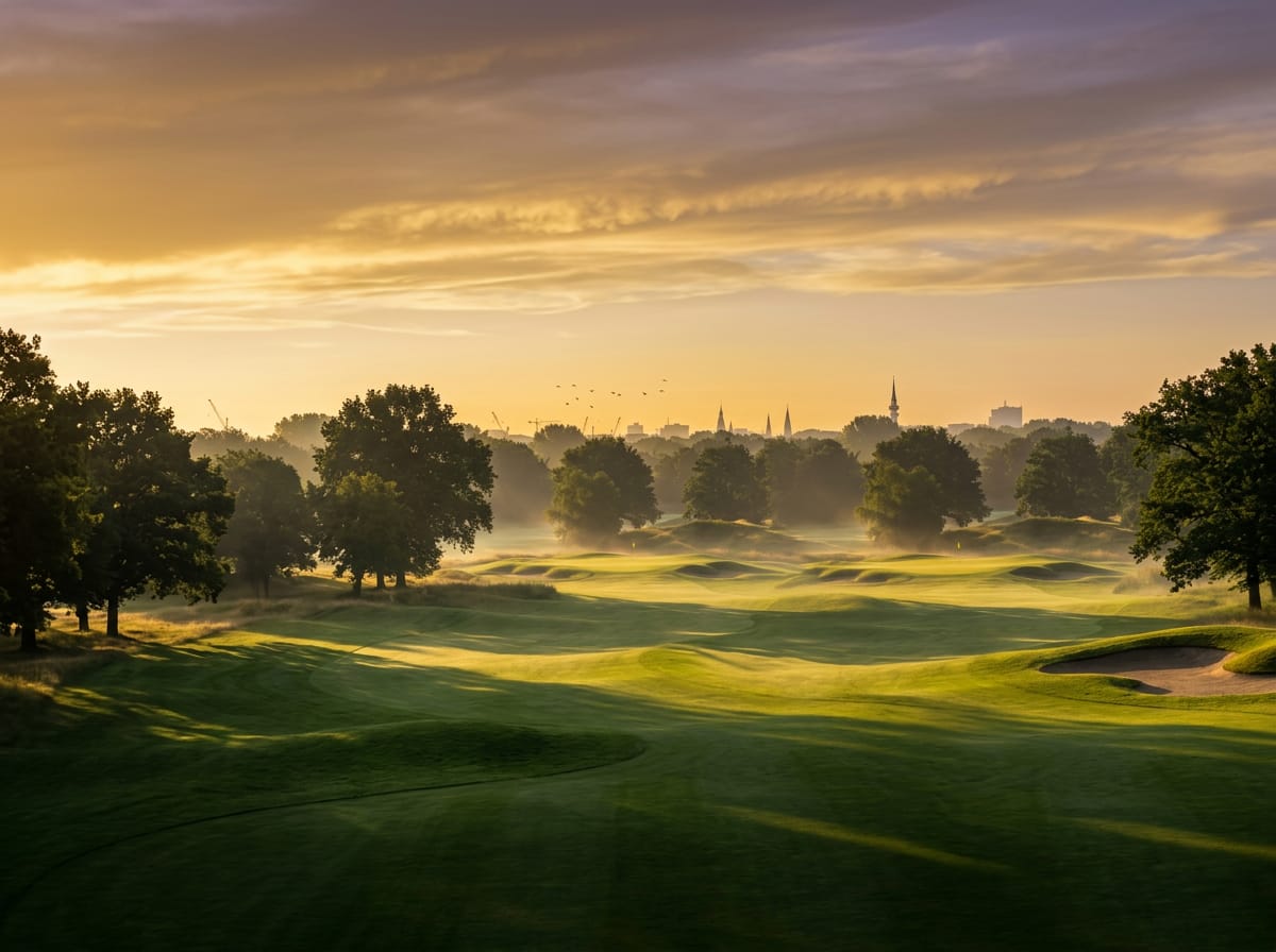 Wide Views Over the Course