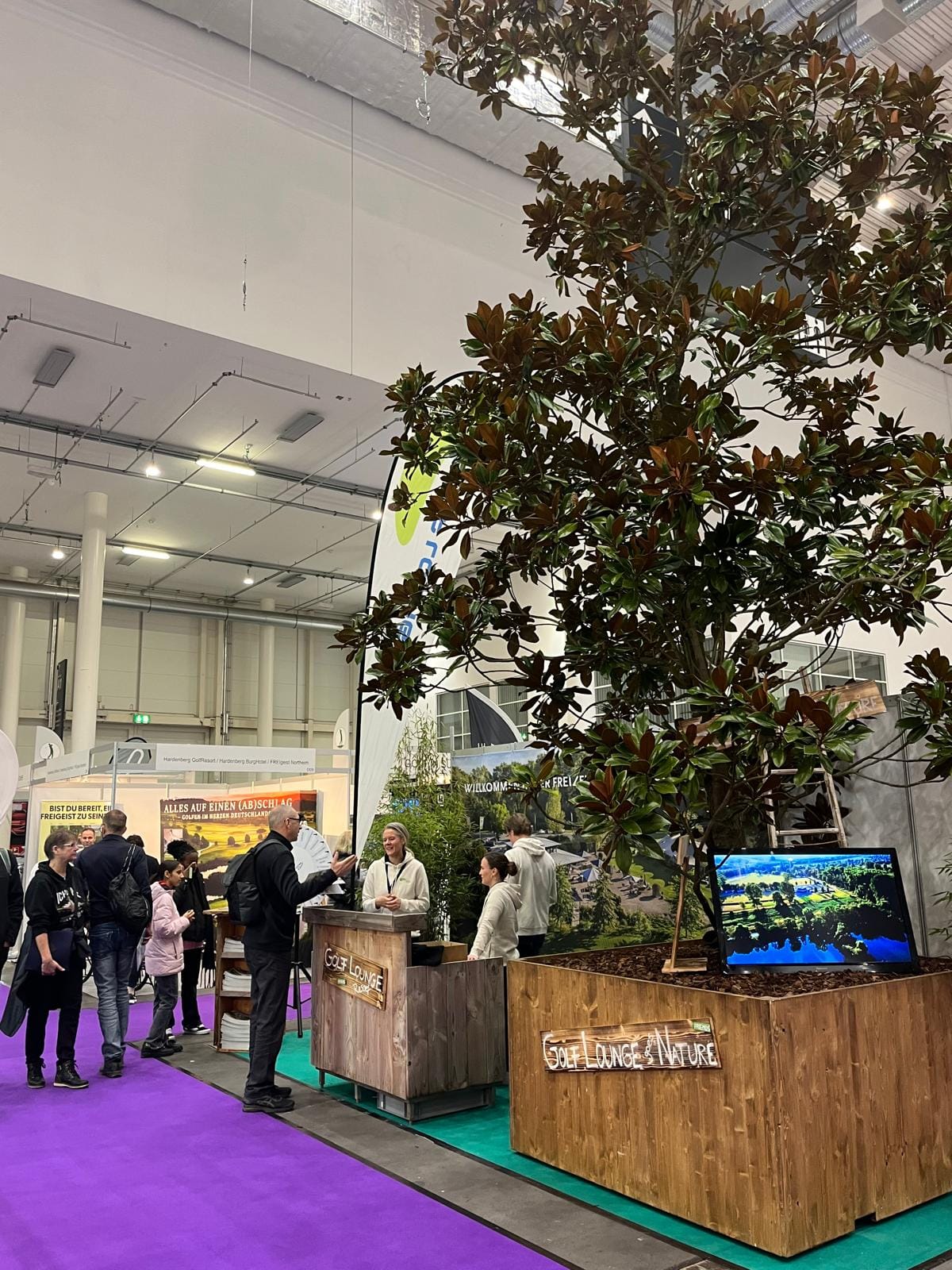 Arbeiten auf dem Platz