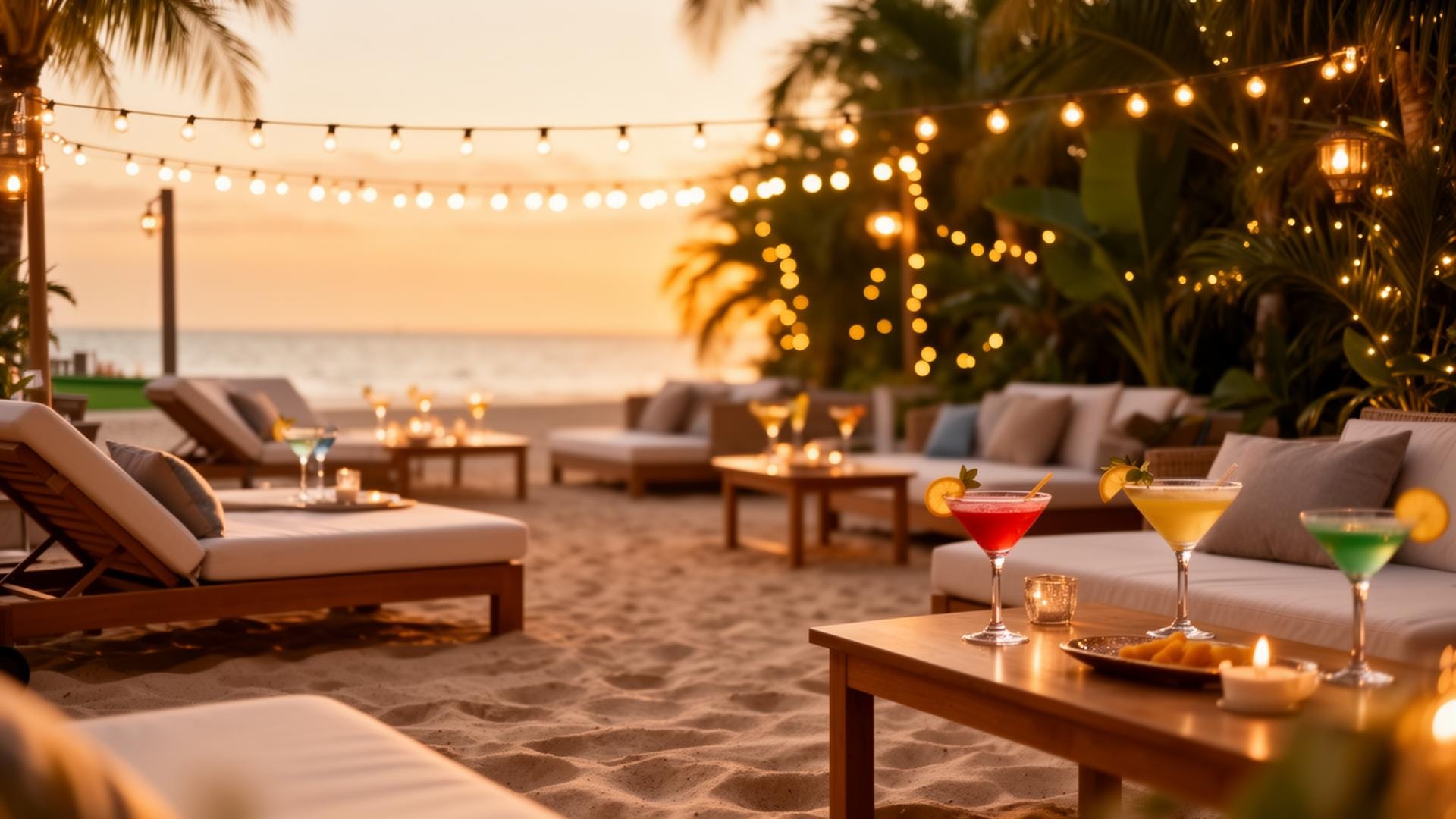 Beach Club Event Atmosphäre Golf Lounge Hamburg