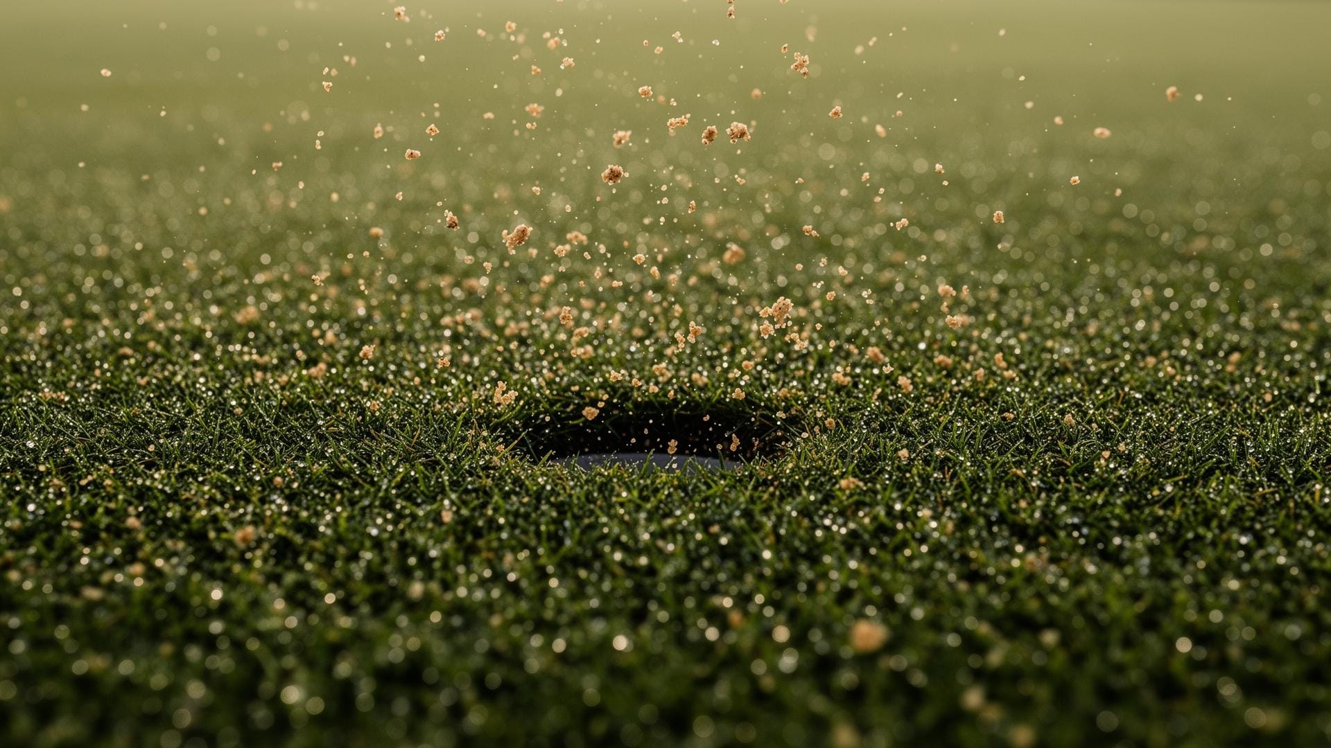 Our Greens Are Being Aerated