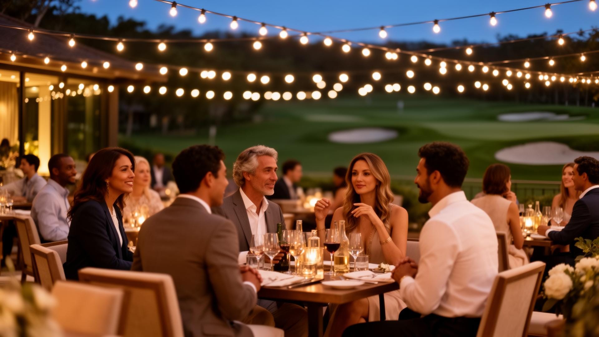 Evening event at Golf Lounge Resort Hamburg