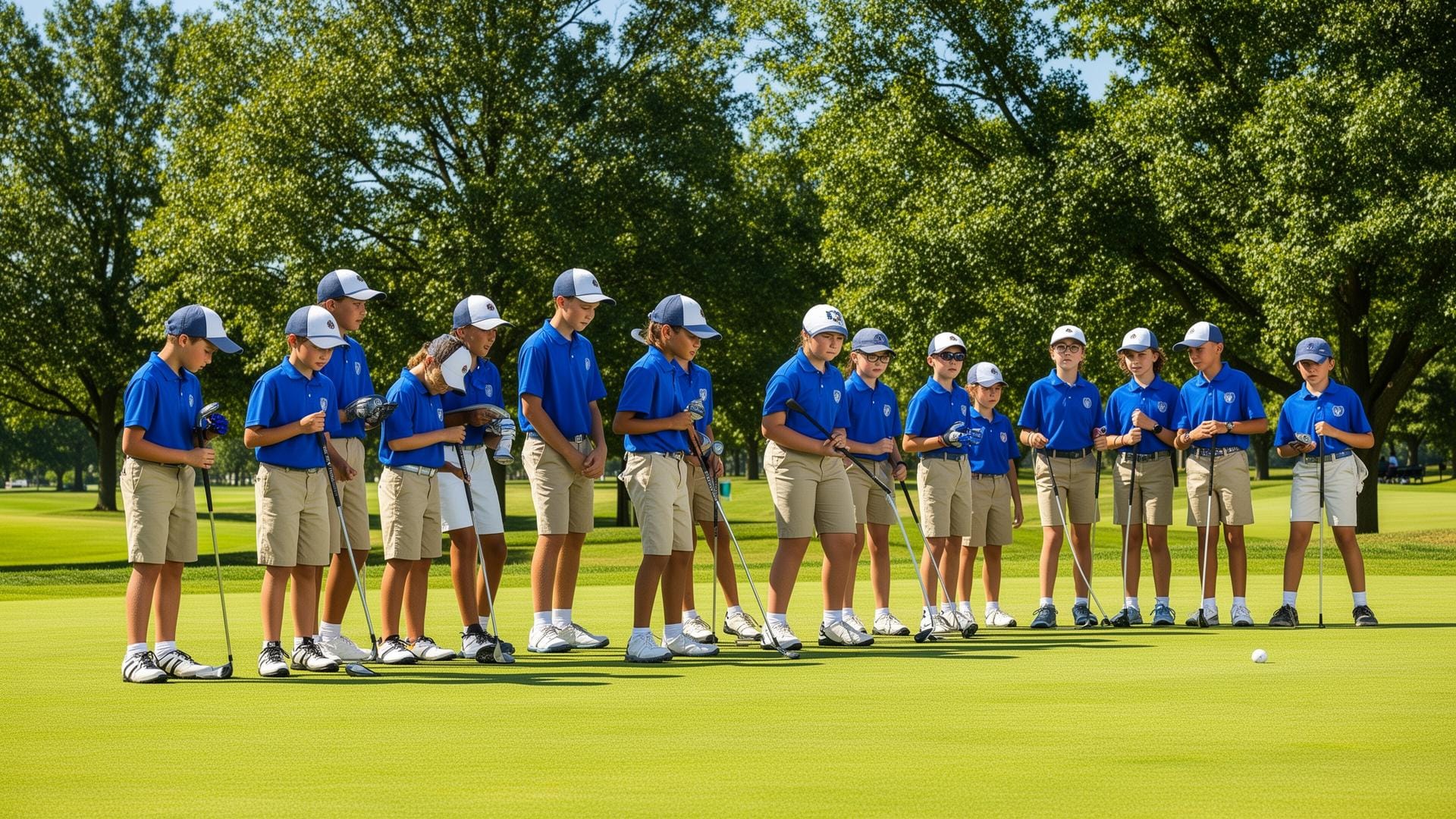 Youth Trains for Olympics Golf Cup at Golf Lounge Hamburg