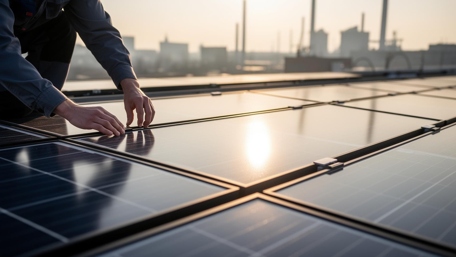 Photovoltaic installation in Moorfleet