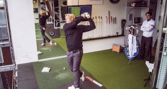 SAM PuttLab balance lab training Golf Lounge Hamburg