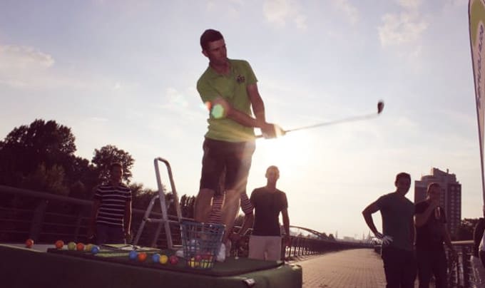 TrackMan III ball flight analysis at Golf Lounge Hamburg